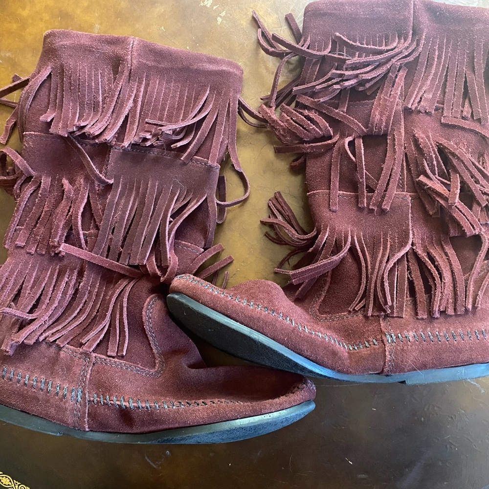 Minnetonka Leather Tall Boot